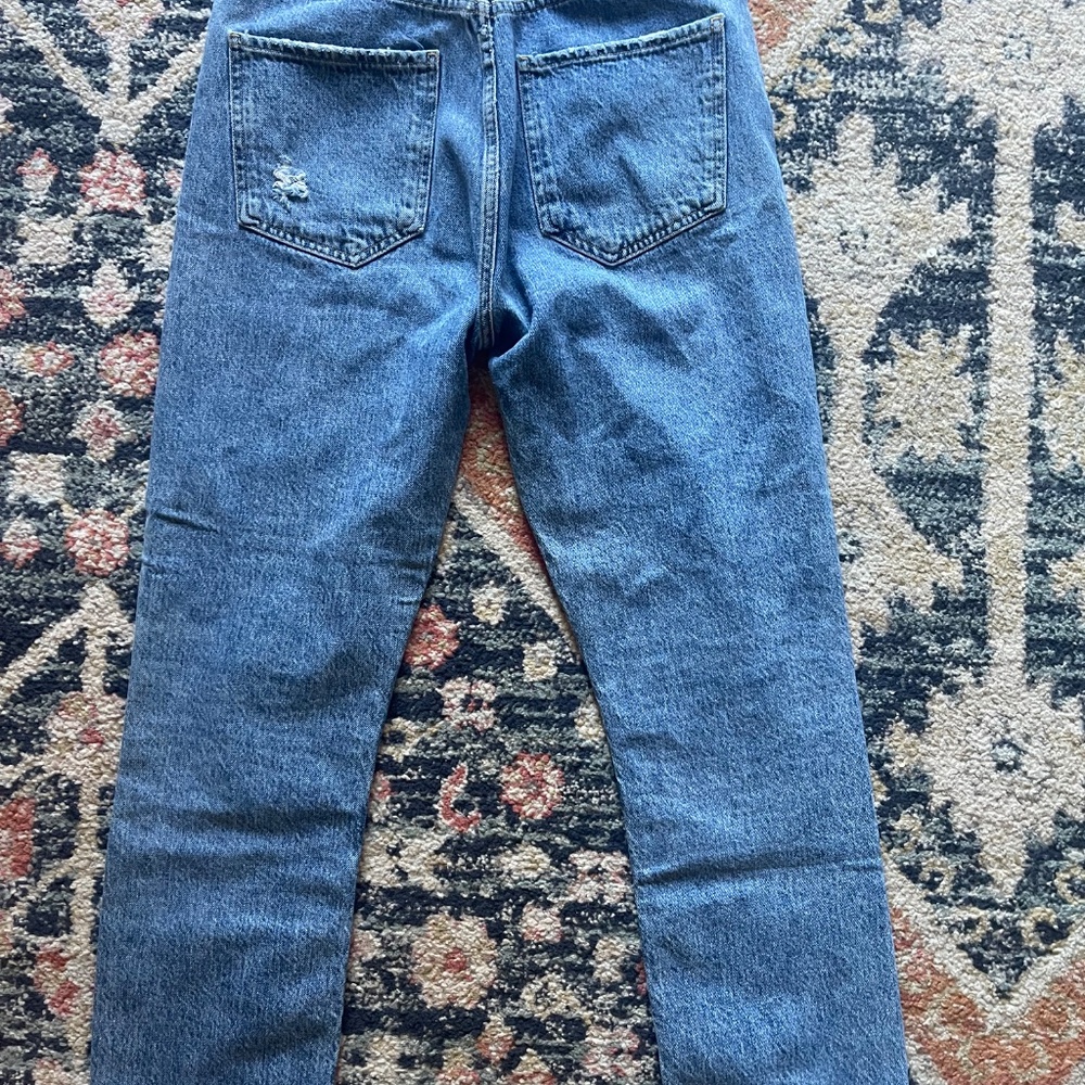 Agolde Riley Size 27 Button Fly High Rise Women's Jeans - Picture 4 of 11